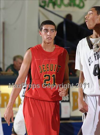 Thumbnail 3 in Jesuit vs. St. Francis (Gridley Invitational) photogallery.
