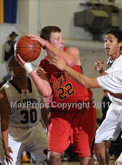 Thumbnail 2 in Jesuit vs. St. Francis (Gridley Invitational) photogallery.