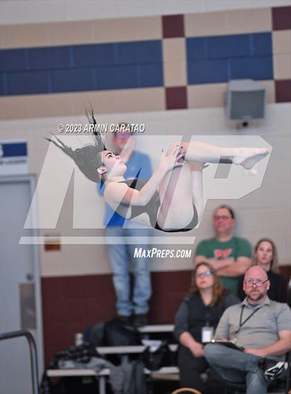 Thumbnail 3 in UIL Region IV-6A Girls Diving Finals photogallery.