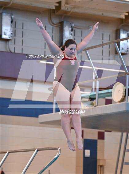 Thumbnail 1 in UIL Region IV-6A Girls Diving Finals photogallery.