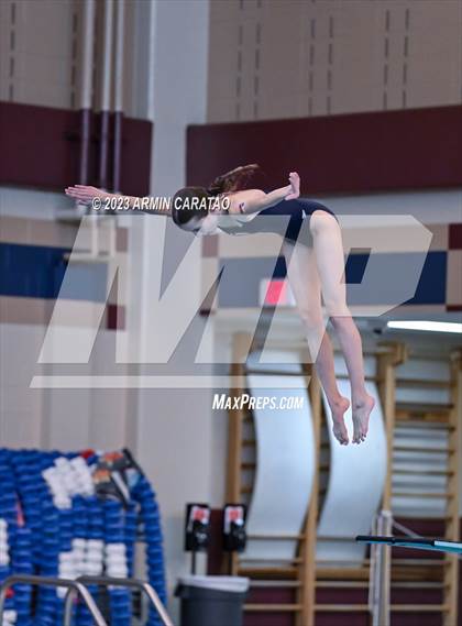 Thumbnail 2 in UIL Region IV-6A Girls Diving Finals photogallery.