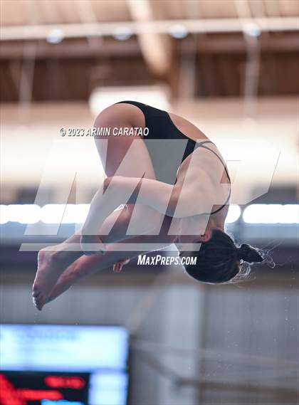 Thumbnail 3 in UIL Region IV-6A Girls Diving Finals photogallery.