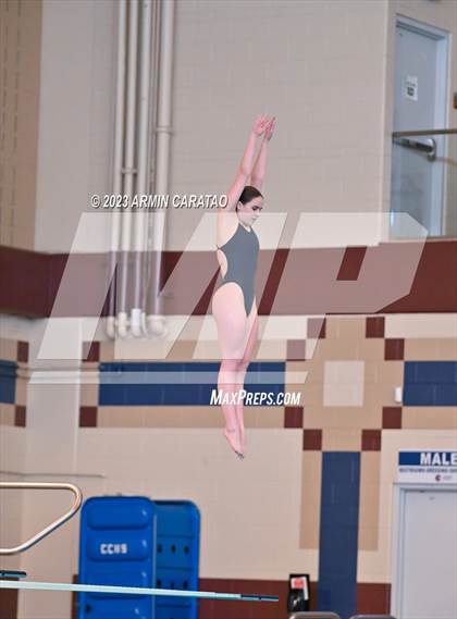 Thumbnail 2 in UIL Region IV-6A Girls Diving Finals photogallery.