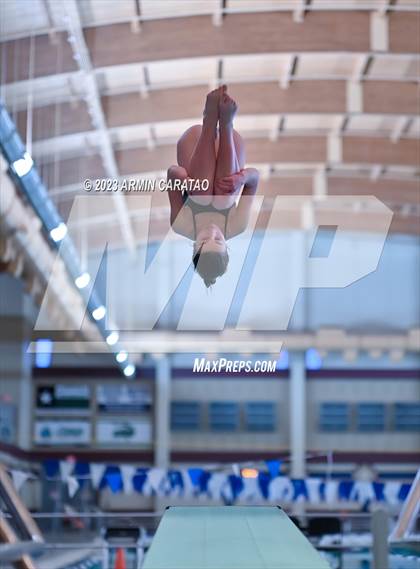 Thumbnail 2 in UIL Region IV-6A Girls Diving Finals photogallery.