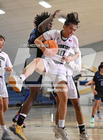 Thumbnail 1 in Desert Christian Academy vs. Fairmont Prep (MLK Dream Classic) photogallery.