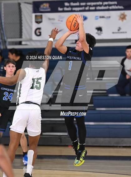 Thumbnail 3 in Desert Christian Academy vs. Fairmont Prep (MLK Dream Classic) photogallery.