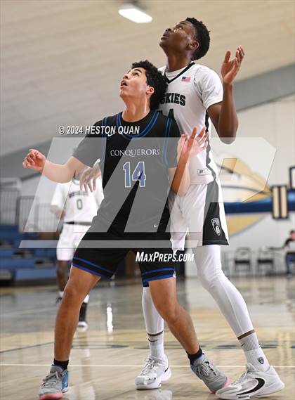 Thumbnail 3 in Desert Christian Academy vs. Fairmont Prep (MLK Dream Classic) photogallery.