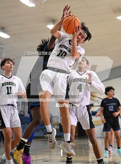 Thumbnail 2 in Desert Christian Academy vs. Fairmont Prep (MLK Dream Classic) photogallery.