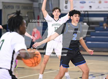 Thumbnail 1 in Desert Christian Academy vs. Fairmont Prep (MLK Dream Classic) photogallery.