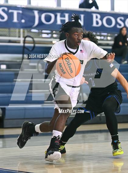 Thumbnail 1 in Desert Christian Academy vs. Fairmont Prep (MLK Dream Classic) photogallery.