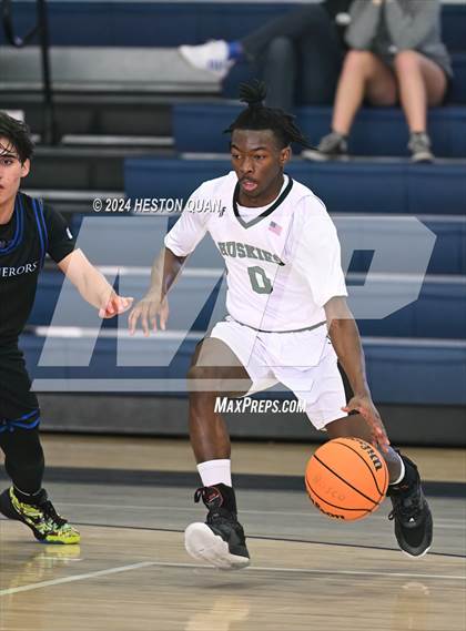 Thumbnail 1 in Desert Christian Academy vs. Fairmont Prep (MLK Dream Classic) photogallery.