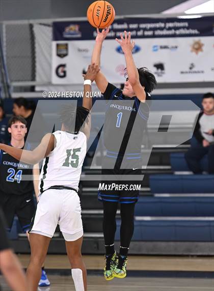 Thumbnail 1 in Desert Christian Academy vs. Fairmont Prep (MLK Dream Classic) photogallery.