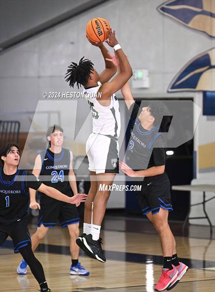 Thumbnail 2 in Desert Christian Academy vs. Fairmont Prep (MLK Dream Classic) photogallery.