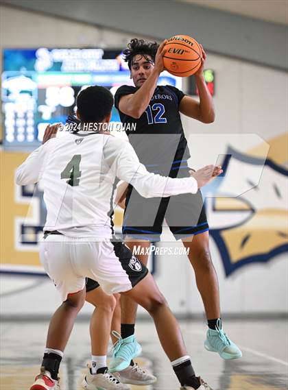 Thumbnail 2 in Desert Christian Academy vs. Fairmont Prep (MLK Dream Classic) photogallery.