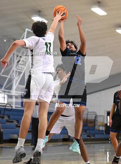 Thumbnail 2 in Desert Christian Academy vs. Fairmont Prep (MLK Dream Classic) photogallery.