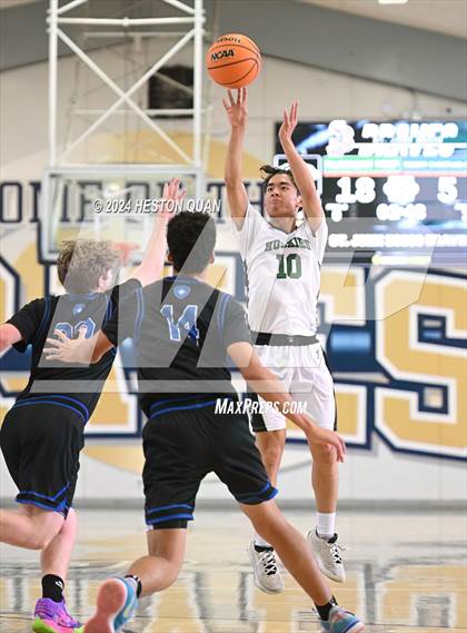 Thumbnail 2 in Desert Christian Academy vs. Fairmont Prep (MLK Dream Classic) photogallery.