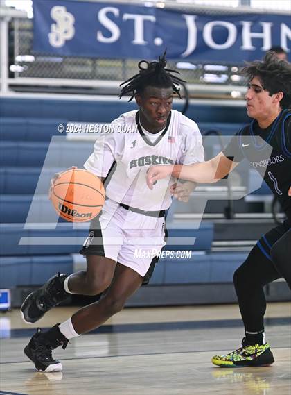 Thumbnail 1 in Desert Christian Academy vs. Fairmont Prep (MLK Dream Classic) photogallery.
