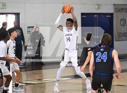 Thumbnail 1 in Desert Christian Academy vs. Fairmont Prep (MLK Dream Classic) photogallery.