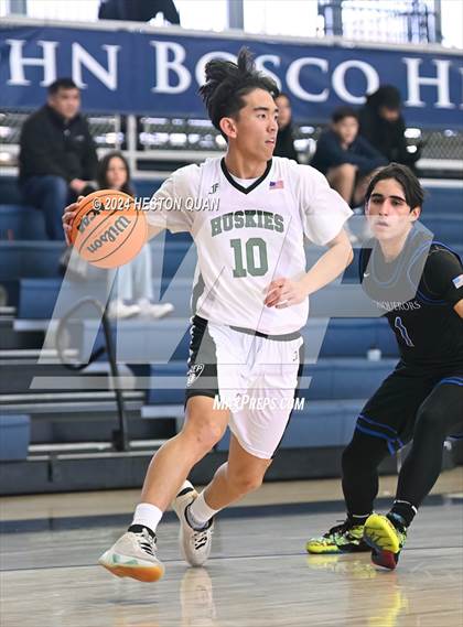 Thumbnail 2 in Desert Christian Academy vs. Fairmont Prep (MLK Dream Classic) photogallery.