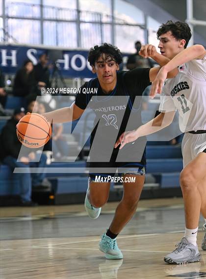 Thumbnail 2 in Desert Christian Academy vs. Fairmont Prep (MLK Dream Classic) photogallery.