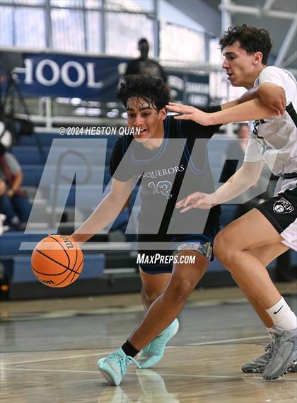 Thumbnail 1 in Desert Christian Academy vs. Fairmont Prep (MLK Dream Classic) photogallery.