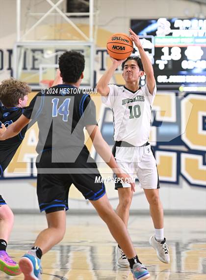 Thumbnail 1 in Desert Christian Academy vs. Fairmont Prep (MLK Dream Classic) photogallery.