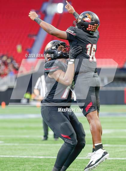 Thumbnail 2 in Prince Avenue Christian vs. Hebron Christian (GHSA Private Championship) photogallery.