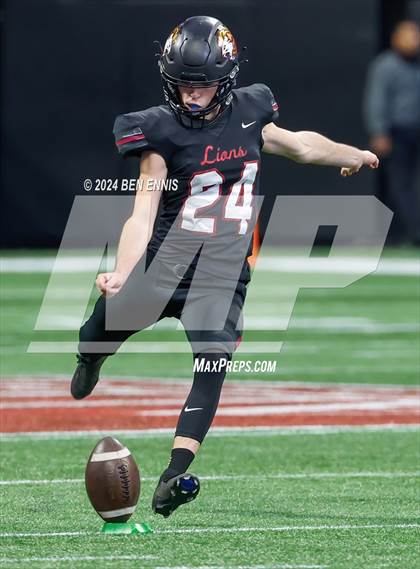 Thumbnail 3 in Prince Avenue Christian vs. Hebron Christian (GHSA Private Championship) photogallery.