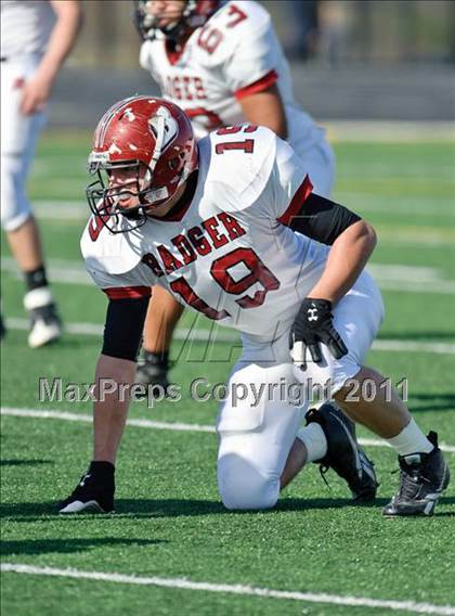 Thumbnail 1 in Badger vs. Bradford (WIAA Div.1 Playoffs Rd. 2) photogallery.