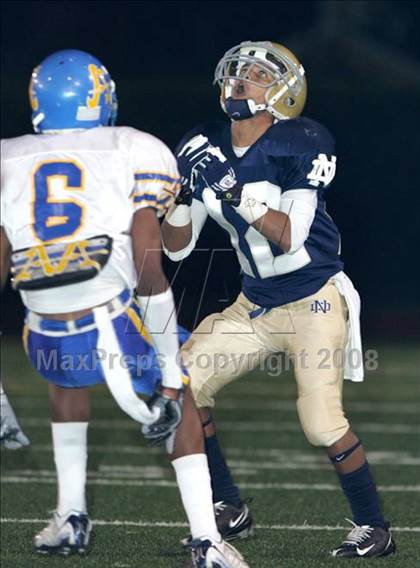 Thumbnail 1 in Bishop Amat @ Notre Dame photogallery.