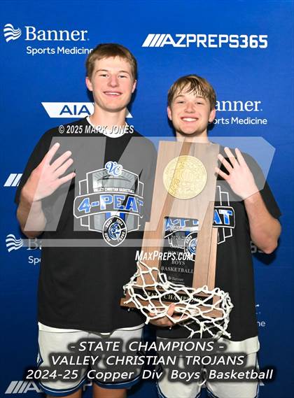 Thumbnail 1 in Valley Christian vs. Gilbert Christian (AIA Copper Final - Awards) photogallery.