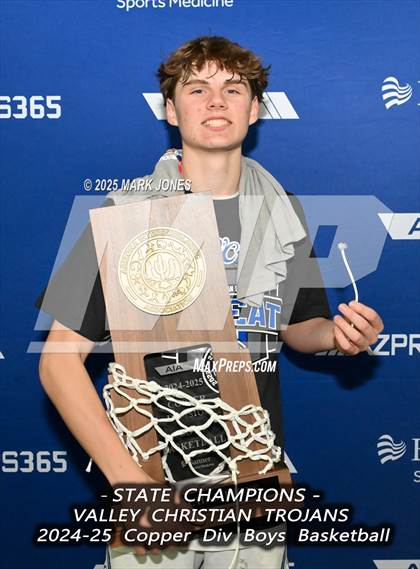 Thumbnail 2 in Valley Christian vs. Gilbert Christian (AIA Copper Final - Awards) photogallery.