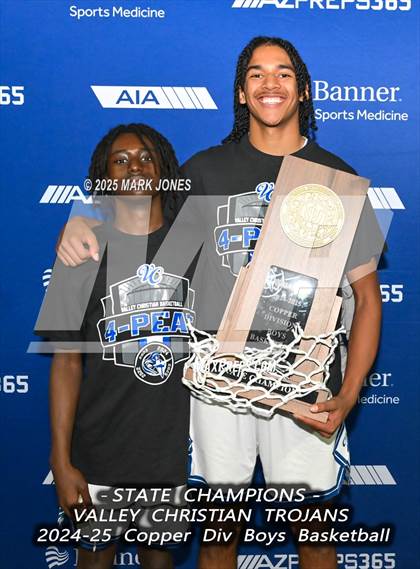 Thumbnail 1 in Valley Christian vs. Gilbert Christian (AIA Copper Final - Awards) photogallery.