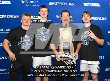 Thumbnail 3 in Valley Christian vs. Gilbert Christian (AIA Copper Final - Awards) photogallery.