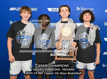 Thumbnail 2 in Valley Christian vs. Gilbert Christian (AIA Copper Final - Awards) photogallery.