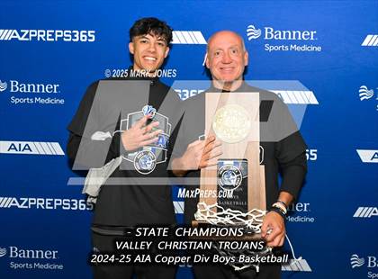 Thumbnail 3 in Valley Christian vs. Gilbert Christian (AIA Copper Final - Awards) photogallery.