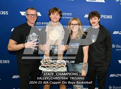 Thumbnail 2 in Valley Christian vs. Gilbert Christian (AIA Copper Final - Awards) photogallery.