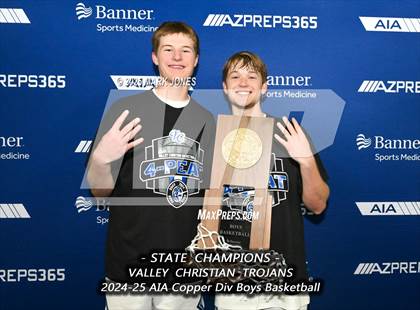 Thumbnail 3 in Valley Christian vs. Gilbert Christian (AIA Copper Final - Awards) photogallery.