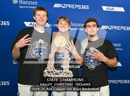 Thumbnail 2 in Valley Christian vs. Gilbert Christian (AIA Copper Final - Awards) photogallery.