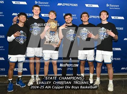 Thumbnail 2 in Valley Christian vs. Gilbert Christian (AIA Copper Final - Awards) photogallery.