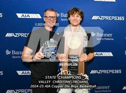 Thumbnail 3 in Valley Christian vs. Gilbert Christian (AIA Copper Final - Awards) photogallery.