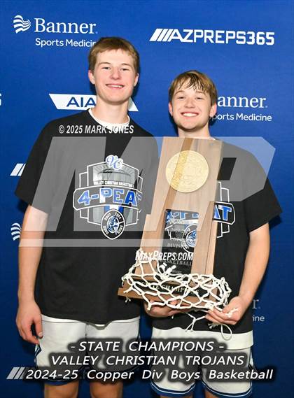 Thumbnail 2 in Valley Christian vs. Gilbert Christian (AIA Copper Final - Awards) photogallery.