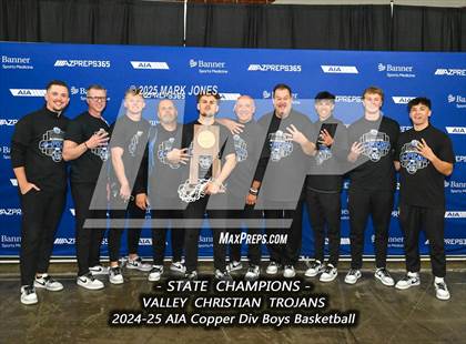 Thumbnail 3 in Valley Christian vs. Gilbert Christian (AIA Copper Final - Awards) photogallery.