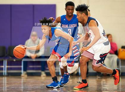 Thumbnail 1 in Greene Central vs. Downey Christian (John Wall Holiday Invitational) photogallery.