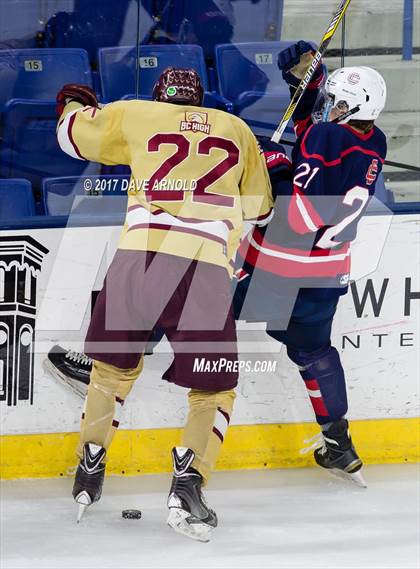 Thumbnail 3 in Central Catholic vs. Boston College High (MIAA Division 1A Semifinal) photogallery.