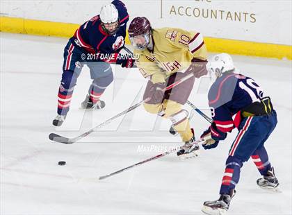 Thumbnail 1 in Central Catholic vs. Boston College High (MIAA Division 1A Semifinal) photogallery.