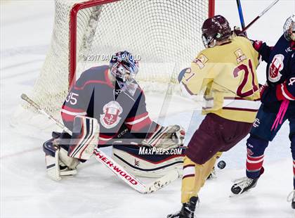 Thumbnail 2 in Central Catholic vs. Boston College High (MIAA Division 1A Semifinal) photogallery.