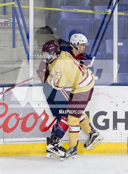 Thumbnail 2 in Central Catholic vs. Boston College High (MIAA Division 1A Semifinal) photogallery.