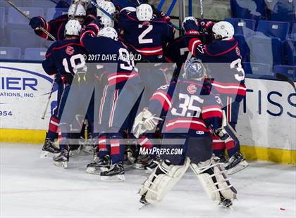 Thumbnail 2 in Central Catholic vs. Boston College High (MIAA Division 1A Semifinal) photogallery.