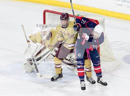 Thumbnail 2 in Central Catholic vs. Boston College High (MIAA Division 1A Semifinal) photogallery.